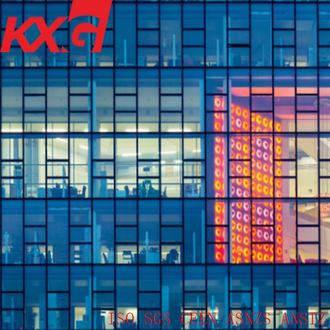 Panlabas na gusali ng materyal na ilaw timbang ng thermal control mababang e insulated glass facades pabrika