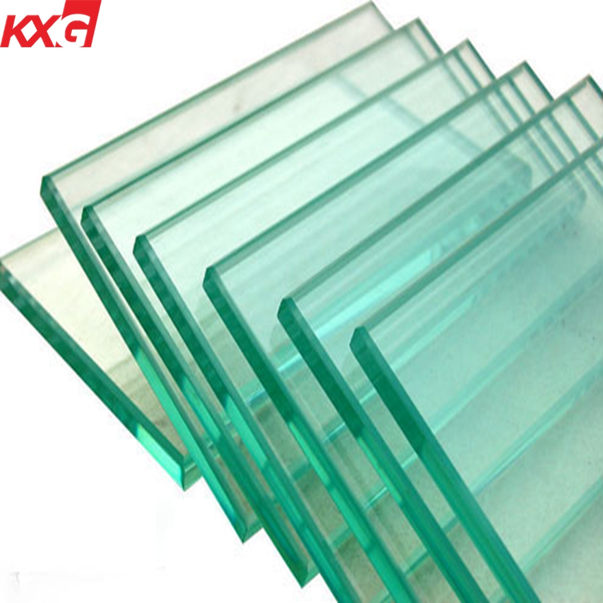 Good quality 12mm clear toughened tempered heat soaked glass, China professional heat soaked glass factory
