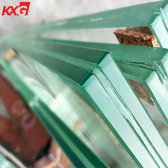 Mataas na kalidad 15 mm +1.52 mm PVB SGP interlayer + 15 mm may temperatura laminated safety glass factory Tsina