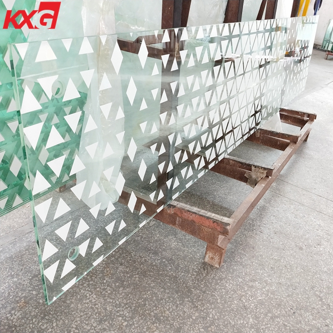 ราคาโรงงานขายส่ง 6 mm 8 mm 10 mm สีพิมพ์ซิลค์สกรีนกระจก