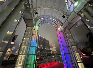 Thủy tinh el eva tor với hiệu ứng in lụa