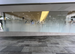 Mặt tiền mặt mặt thủy tinh hiệu ứng