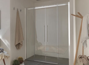 Puerta corredera del baño