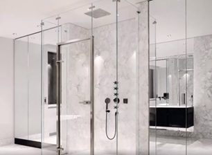 ประตูฝักบัวมินิมัลลิสต์