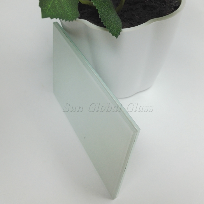 5+5 white laminted glass, 10.38mm white opaque sandwich glass, ceramic laminated glass, 5mm+5mm porcelain glass, safety glass