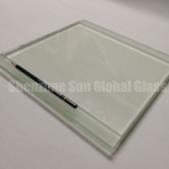 10+10 low iron laminated glass, 1010.4 tempered laminated glass, Vidrio laminado, ultra clear ESG VSG, 21.52mm laminated glass price, China glass factory, Starphire laminated glass
