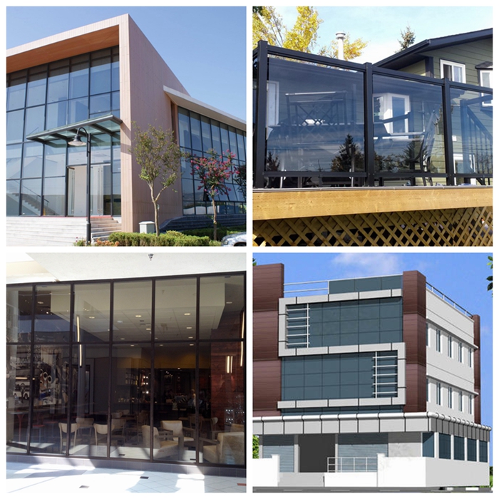 66.4 grey laminated glass, 6+6 tempered glass, 12mm grey laminated glass, Euro grey toughened laminated glass, light grey laminated glass price, security glass