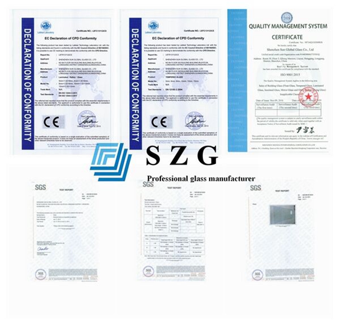 8mm clear heat soaked curved glass, 8mm tempered HS safety glass, 8mm transparent toughened heat soak bent glass manufacturer