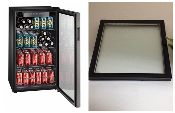 Refrigerator door glass, digital glass, freezer door, silk screen printing glass, Beverage cooler glass door, ESG tempered printing glass, printing glass low iron, printing glass, 3.2mm printed glass