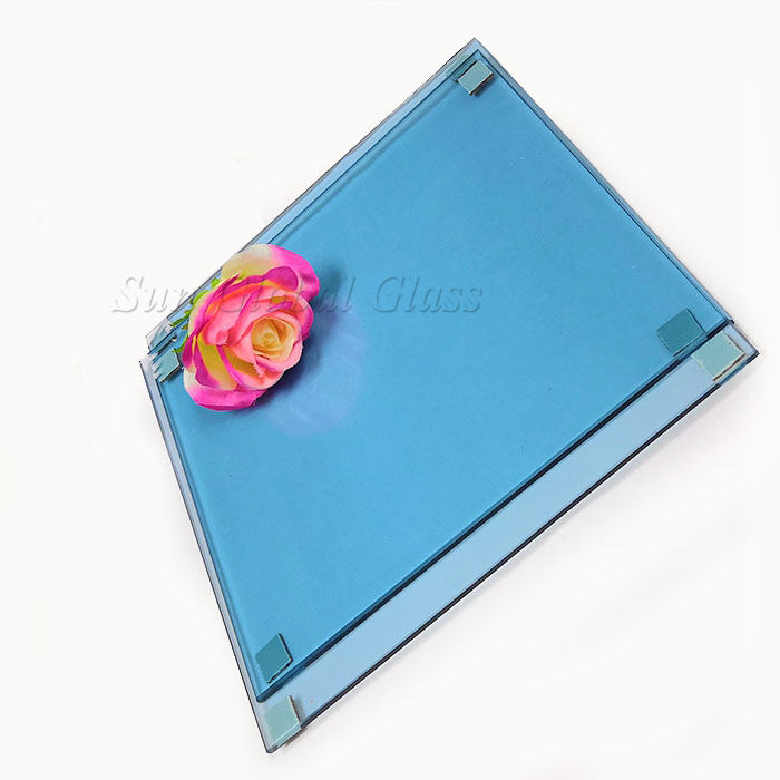 ford blue toughened glass window