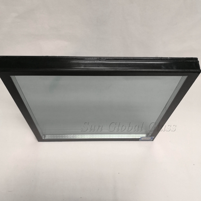 31.04mm triple glazed, 9.52mm+12mm spacer+9.52mm argon gap insulated glass, laminated DGU, double glazed, triple glazed low E glass