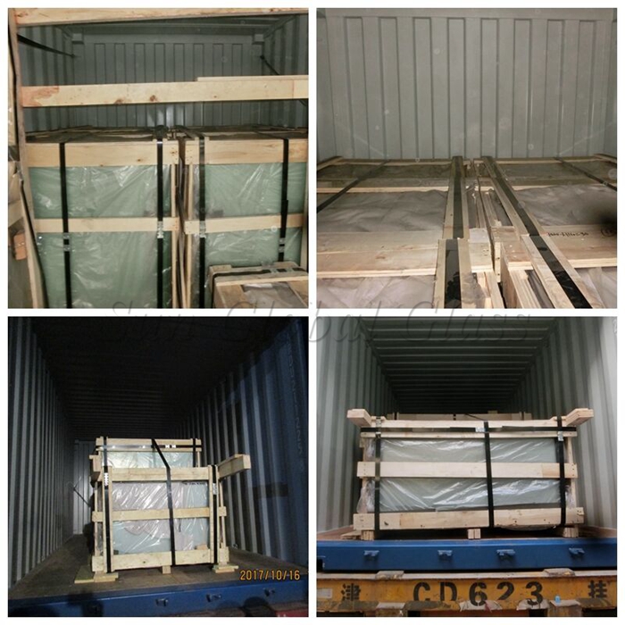 low E tempered glass packing 