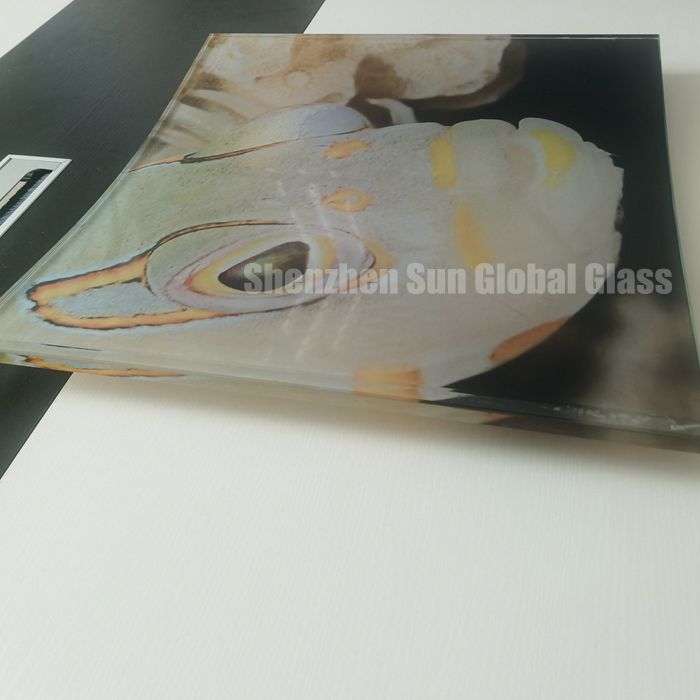 Digital printed glass, curved ESG VSG with printing, 10mm+10mm printing bent tempered glass, curved glass suppliers, curved glass, curved toughened glass, 10+10 bent tempered glass, printed glass
