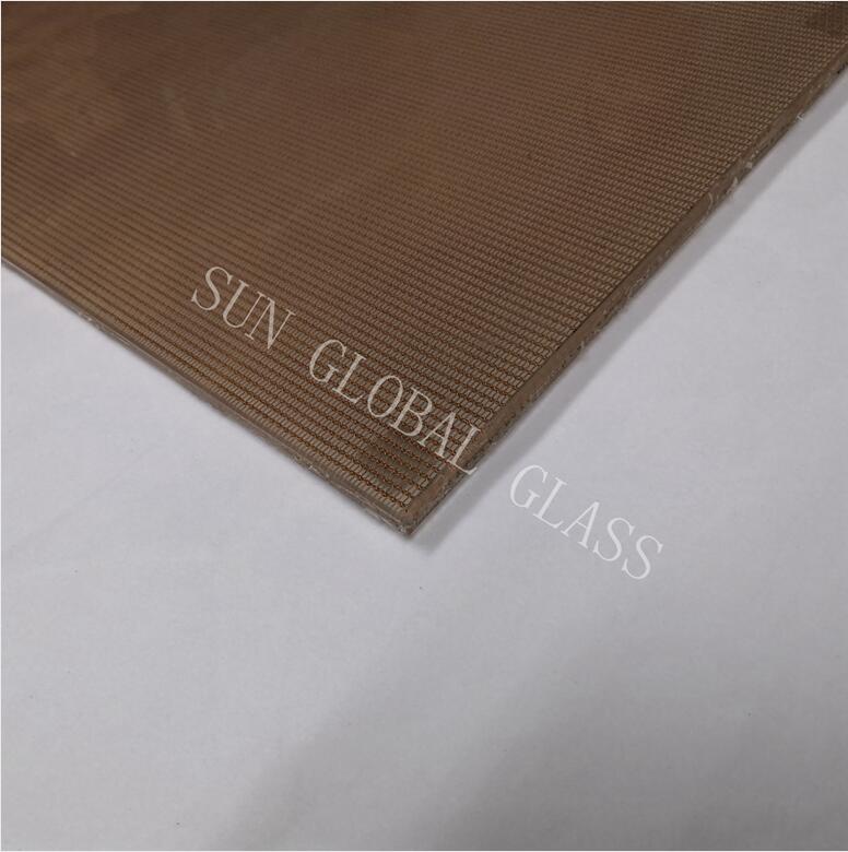COPPER WIRE MESH tempered laminated glass