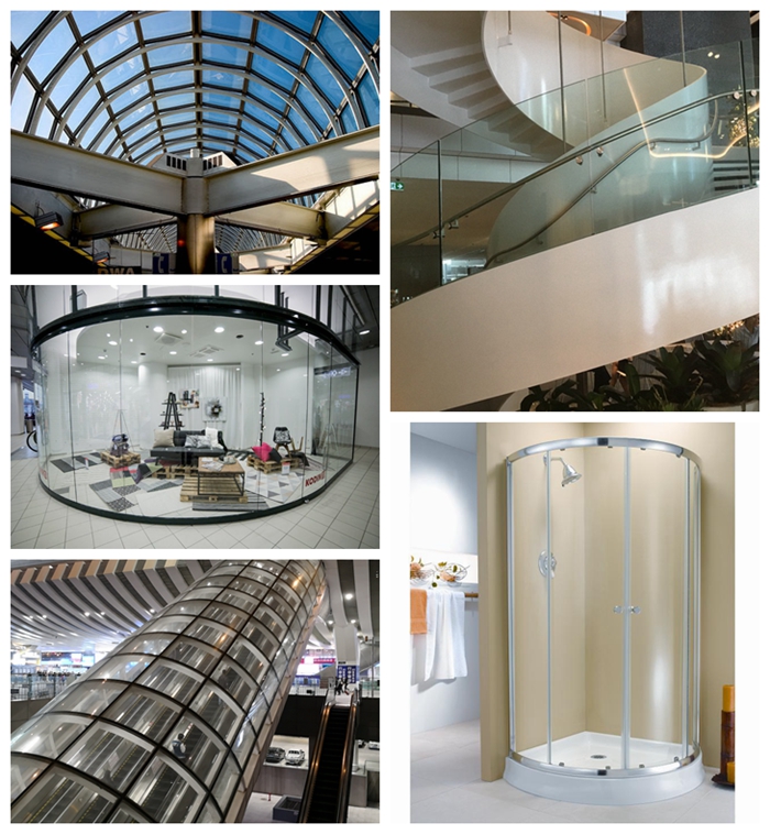 Laminated curved glass, ultra clear bent laminated glass, 1/2 inch curved glass, extra clear curved glass, 13.52mm laminated curved glass price, curved glass, bent glass, curved tempered glass