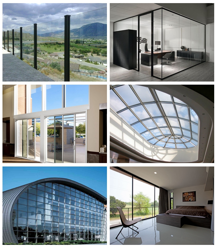 13.14mm ultra clear tempered laminated glass, 6mm+1.14PVB+6mm low iron tempered laminated glass, 1/2 inch extra clear toughened sandwich glass, security glass