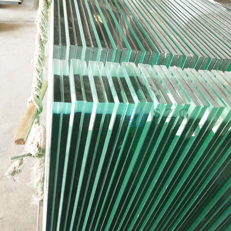SZG tempered laninated frameless glass hinge door