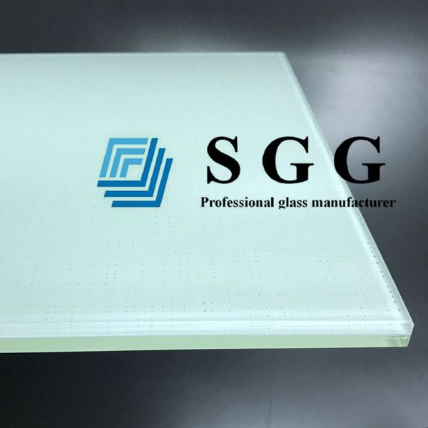 12.76mm silk screen laminated tempered glass panel, 6mm+6mm laminated silk screen printing toughened glass, 662 sandwich printing tempered glass China supplier