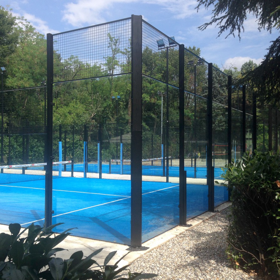 12 mm klare, gehärtete Glaswand für den Zaun des Tennispadelplatzes, 12 mm transparentes Hartglas für den Baldachin des Tennispadelplatzes im Freien, 1/2 Zoll dickes ESG-Glas für den Tennispadelplatz