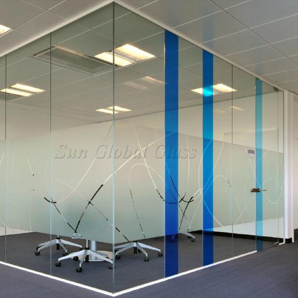 13.52mm Linum in Thép không gỉ sắt nóng tráng kiếng, 664 Extra Clear VSG ESG Glass Glass Wall