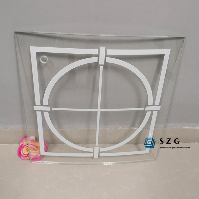 13.52 مم من الزجاج المنحني المقسَّس والمطلي بالخرسانة المنخفضة والمطبوع ، 6 + 1.52 PVB +6 من الزجاج المقسى المنحني الشفاف المنحني للغاية مع الطباعة ، 66.4 فائق الوضوح للغاية من الزجاج المنحني ذو التمسك الزجاجي ESG VSG