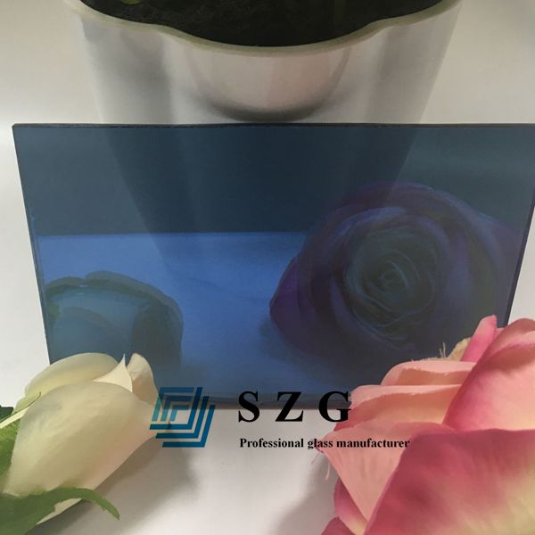 4 مم الأزرق الداكن عاكس الزجاج العائمة ، والزجاج الأزرق الداكن المغلفة من عيار 4 مم ، 4 مم الداكن الأزرق الشمسي لوحه