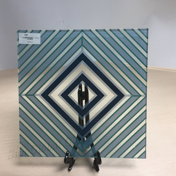 5mm translúcido tinta temperado vidro, 5mm vidro serigrafia,  5mm vidro temperado de seda vidro serigrafia