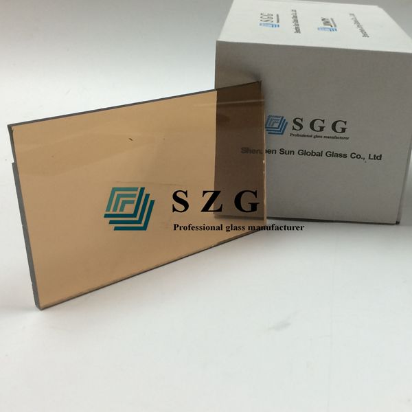 6mm bronzo dorato vetro tinto, 6mm vetro scuro bronzo tinto, 6mm vetro float bronzo scuro