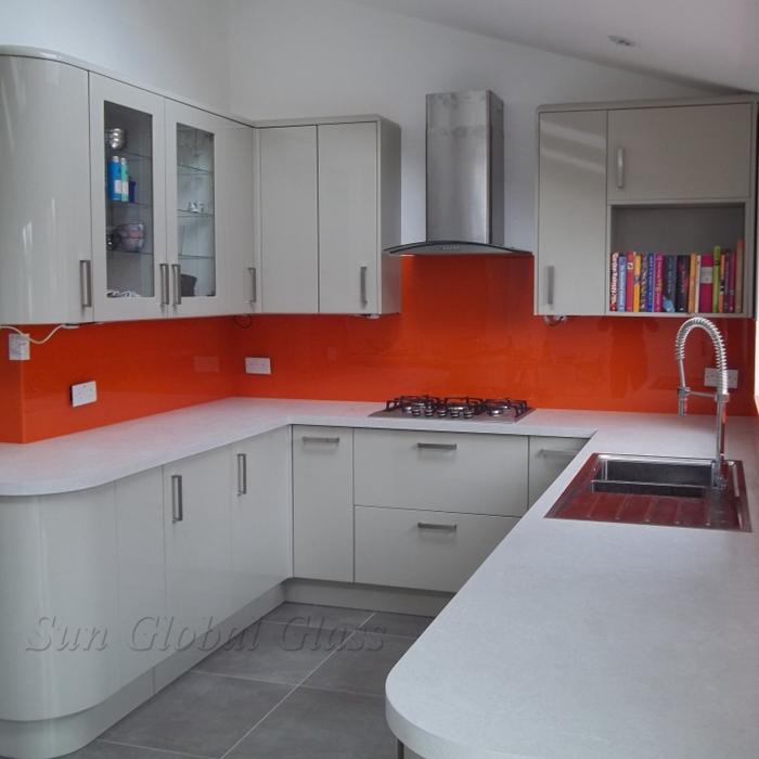 6mm splash back glass,6mm tempered glass splash board for kitchen,6mm silk screen toughened glass