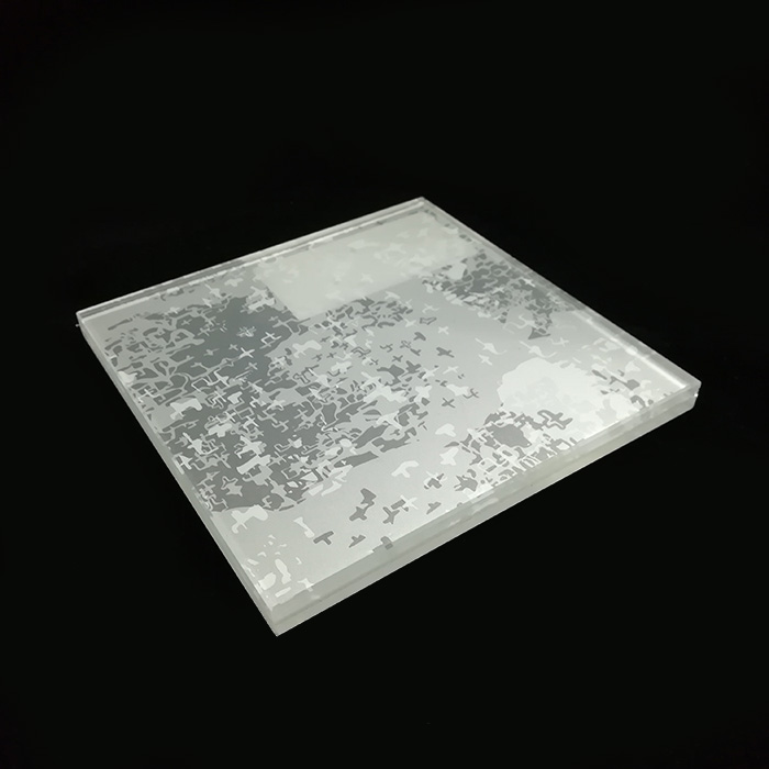 8.76mm الحرارة تعزيز الزجاج الرقائقي إيفا ، 4 + 0.76 + 4 نصف الزجاج المغلفة إيفا الزجاج ، 4.4.2 تزيين الزجاج الرقائقي إيفا فيلم