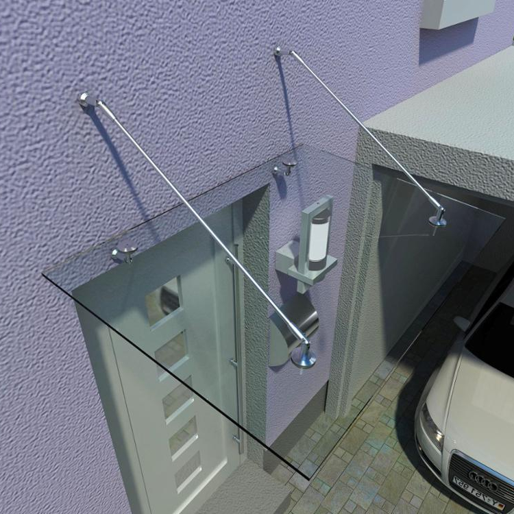 9.14mm tempered laminated glass door canopy, 44.3 laminated glass entry door canopy, 9.14mm esg vsg glass canopy for front door