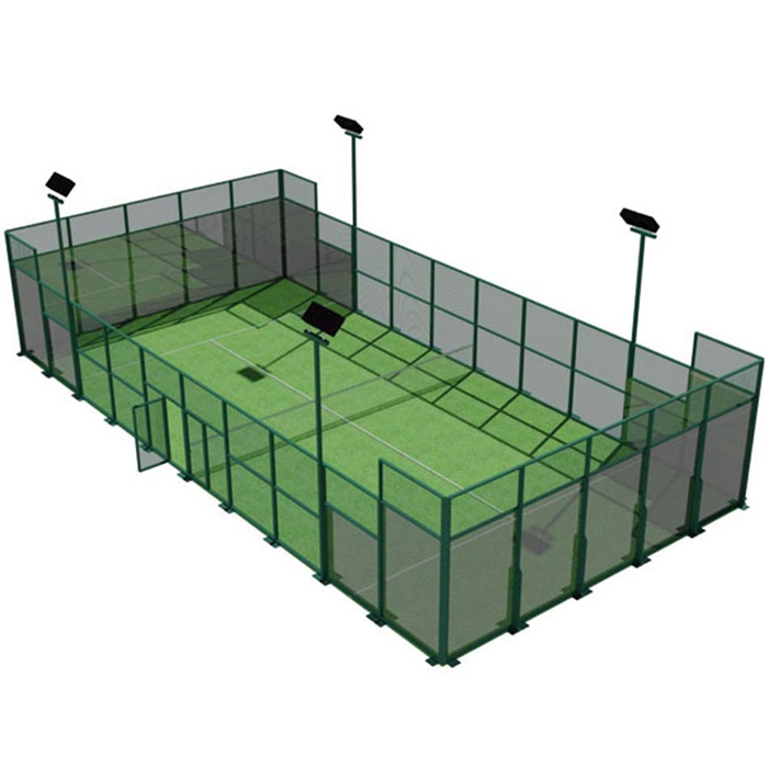 CE standard complete padel tennis court glass price, full set portable paddle court tennis cost in China,Indoor and outdoor Padel Court construction systems for sale