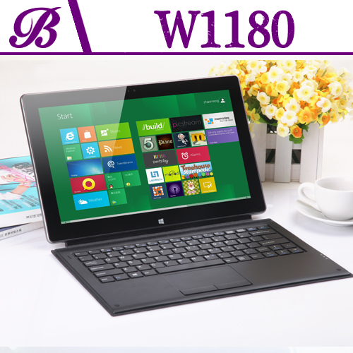 China 11.6-inch Intel Celeron chip 2G 32G 1366 * 768 front 1 million and rear 2 million pixel camera tablet W1180 manufacturer