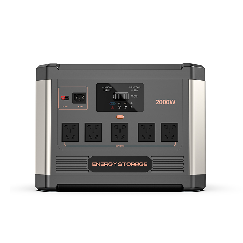 Système d'énergie solaire 2000W, centrale électrique extérieure, générateur d'énergie renouvelable pour le camping, offre spéciale
