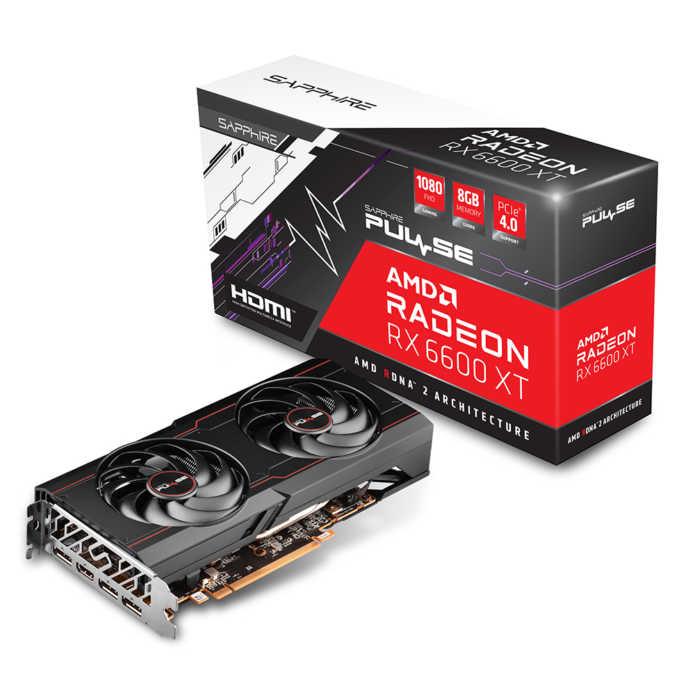 中国 蓝宝石 6600XT AMD Radeon RX 6600XT 8GB 游戏显卡 制造商