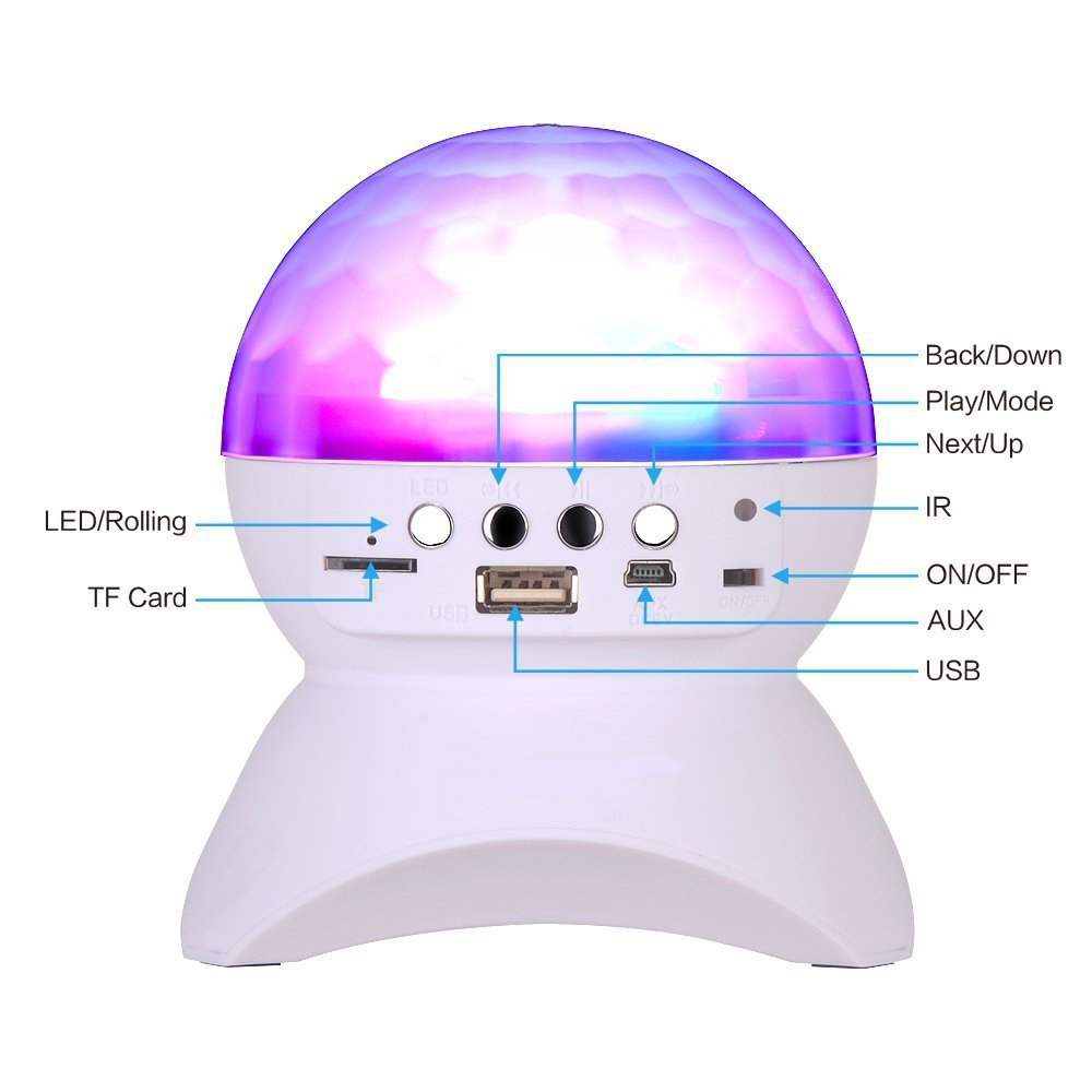 Night Light Bluetooth Speaker
