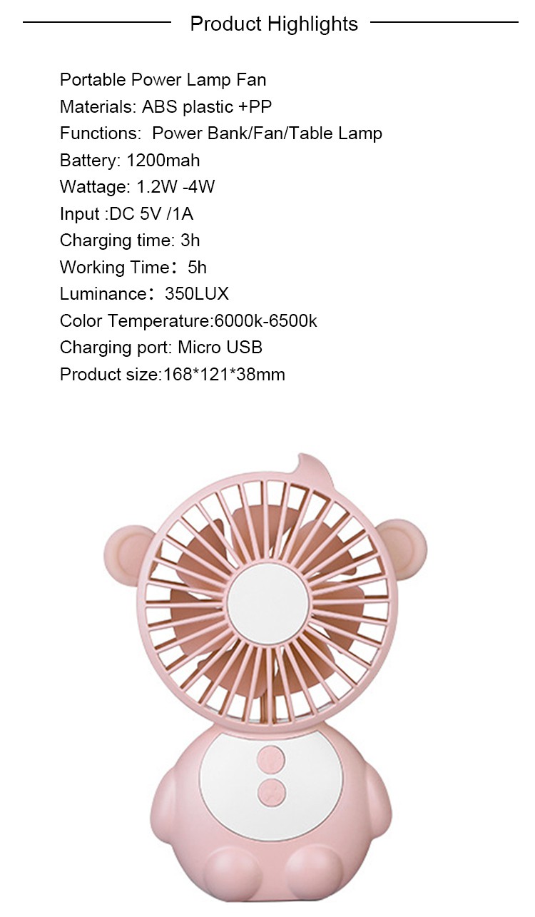 power bank fan