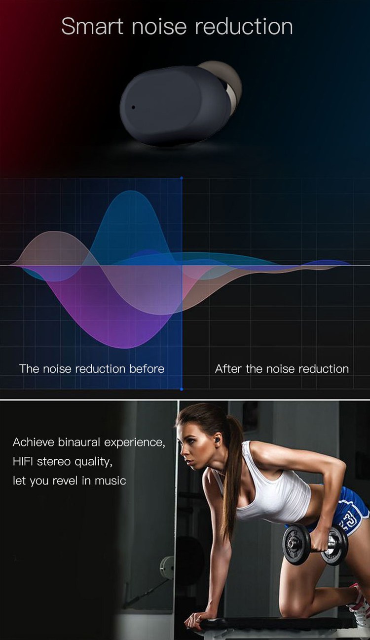 Écouteurs Bluetooth invisibles