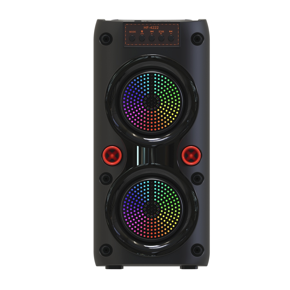 New high-end products Portable flash Bluetooth Colorful Lights Speaker With phone holder NSP-0301