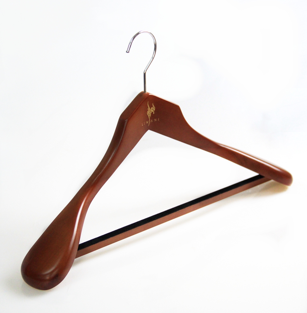 MTW-003 customize wooden coat hanger clothes hanger