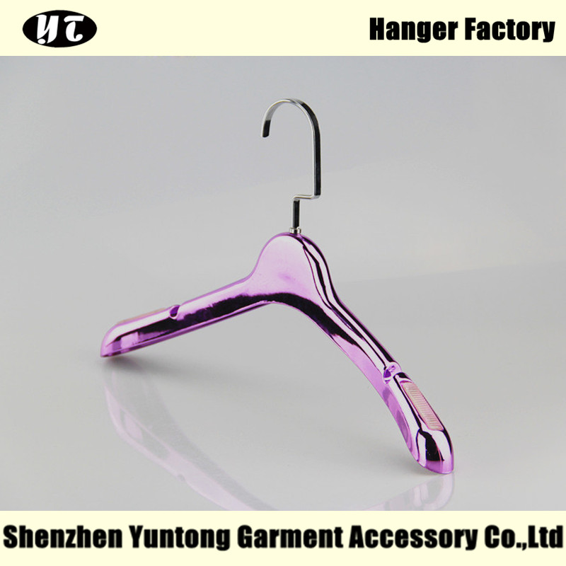 WTE-004 custom color high quality electronic plated hanger for women