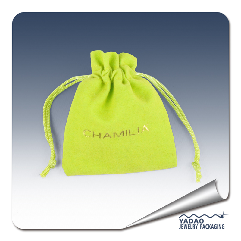 2016 nejnovější módní design šperků měkké sametové váčky s světlé barvy