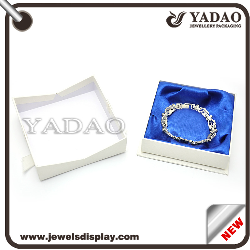 2016 best selling white jewelry box paper gift box bowknot decoration