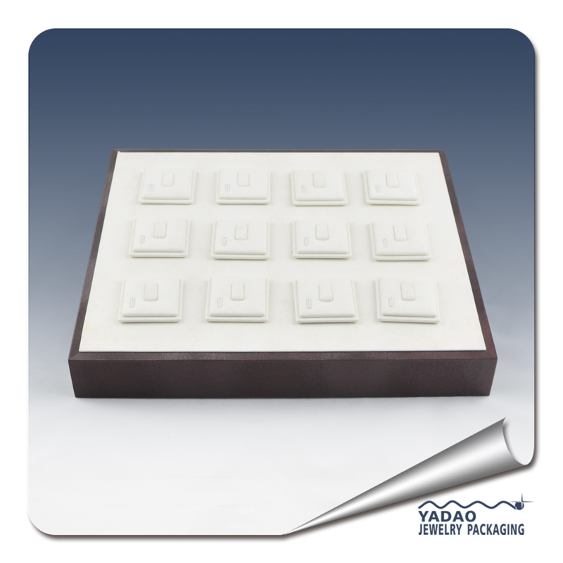 อาลีบาบาประเทศจีนถาด jewelrydisplay ขายส่งพิธีแหวนที่กำหนดเองถาดถาดเครื่องประดับทำด้วยมือ