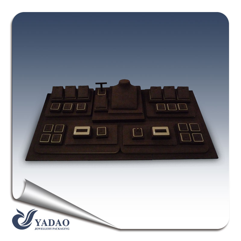 China jewelry display manufacturers of New shop  velvet jewellery display stand for jewelry display showcase and exhibition for  jewelry store counter  window with sample available