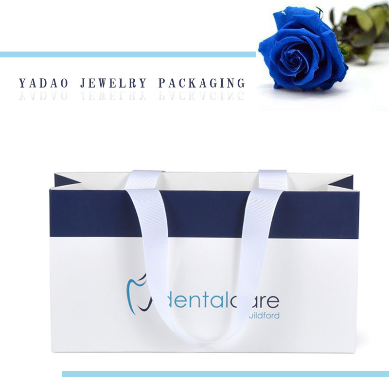 Custom CMYK printing paper bag shopping cloth packaging bag