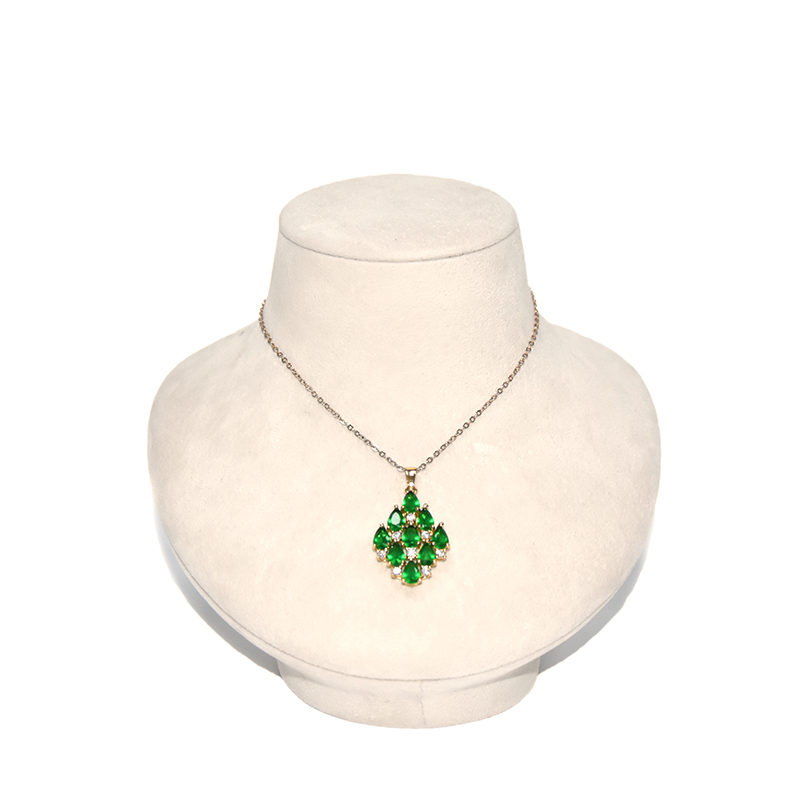 Custom Fashionable Velvet Cover Resin Bust