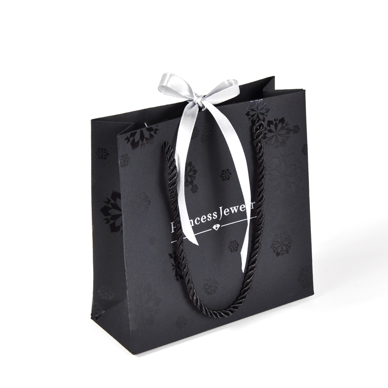 Custom Printed Your Own Logo White Brown Kraft Gift Craft Shopping Paper Bag With Handles