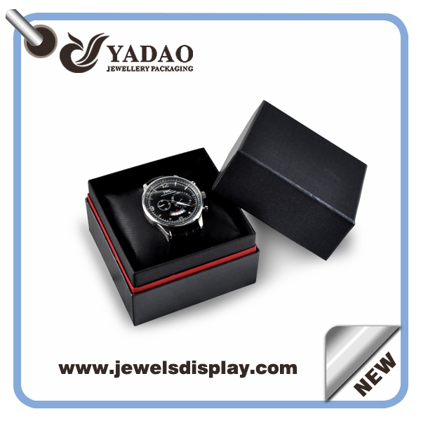 Custom logo printed paper watch gift boxes, paper bracelets cases , paper chests for watch and bracelets paking and party favors