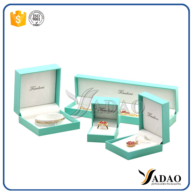 Design Jade gem Wholesale Customize plastic jewelry set include ring/bracelet/pendant/necklace/chain/watch/coin/gold bar box